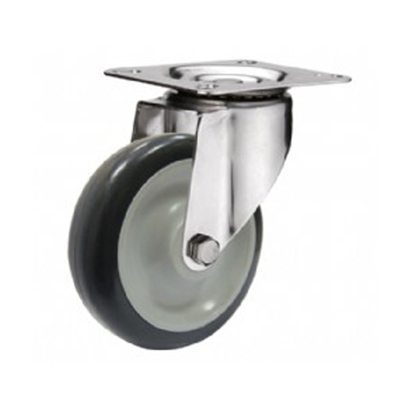 Polyurethane stainless steel caster wheels