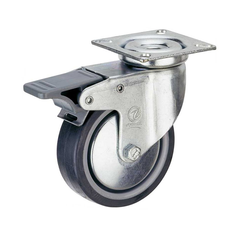 3" swivel caster with brake