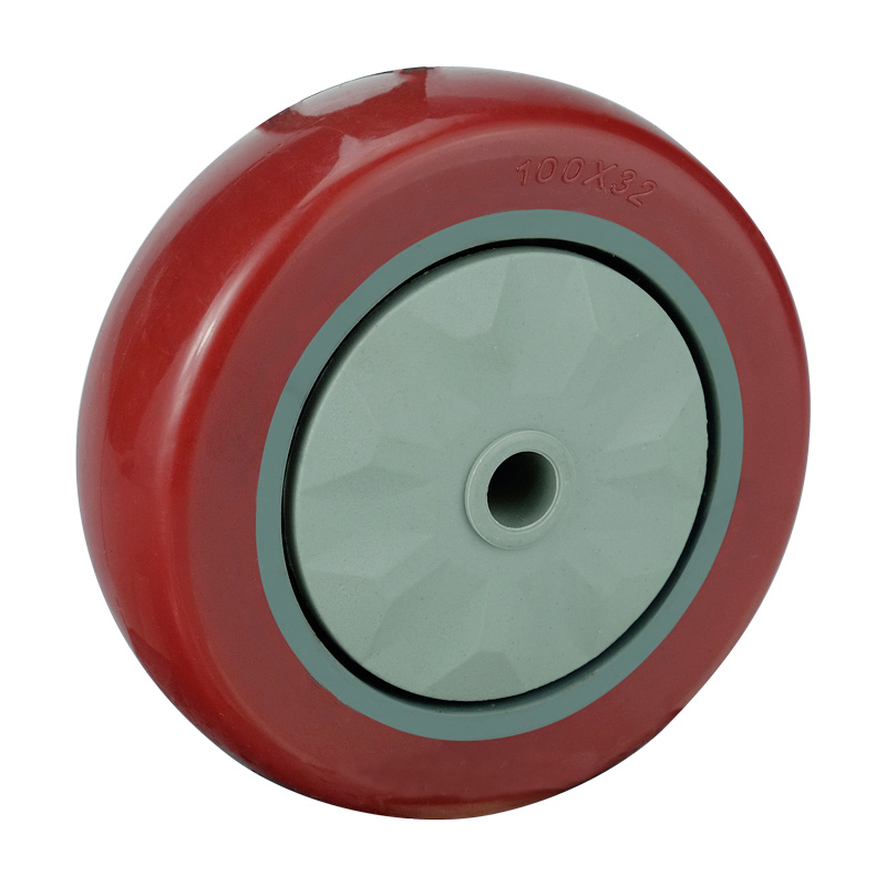 Plastic core PVC wheel 