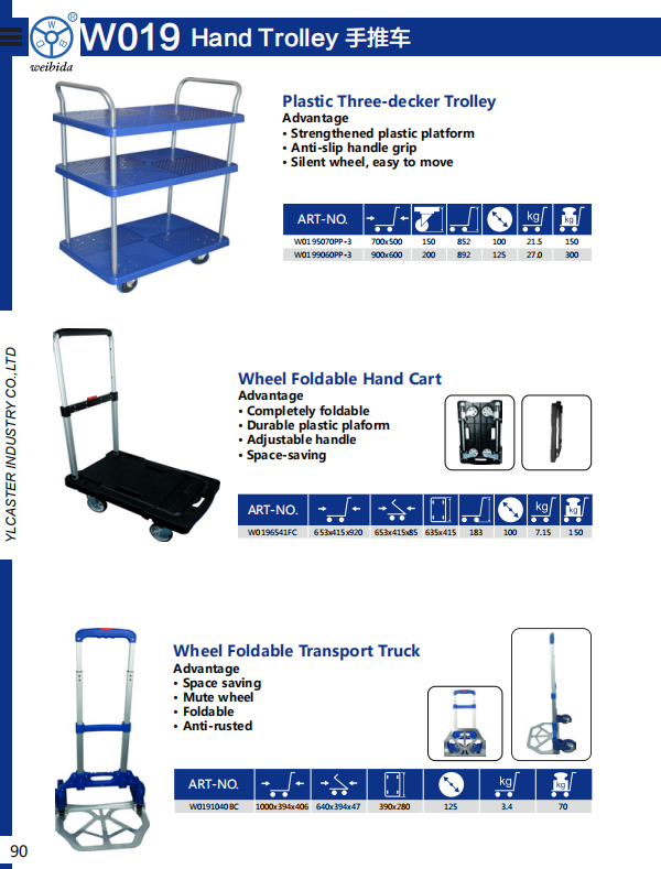 foldable transport truck