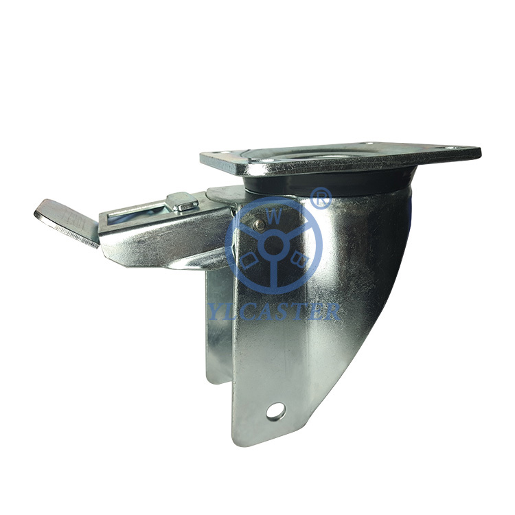 Zinc Plated Caster Wheel Forks