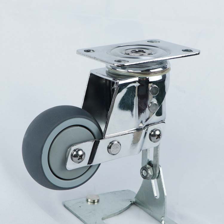 3 inch shock absorbing TPR caster-YLcaster