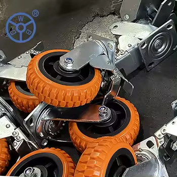 orange caster wheels manufacturers