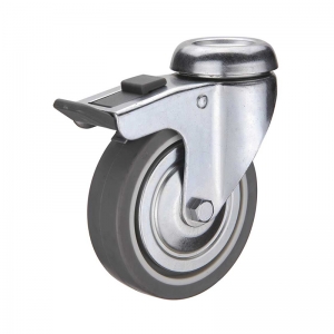 Bolt Hole Double Brake Caster