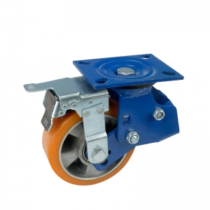 shock absorbing caster wheels