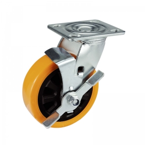 PU Caster Wheel With Side Brake