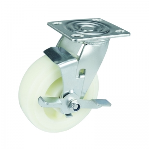 PP Caster Wheel With Side Brake