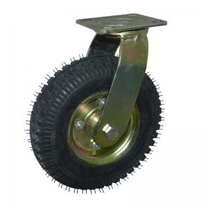 pneumatic swivel caster wheel