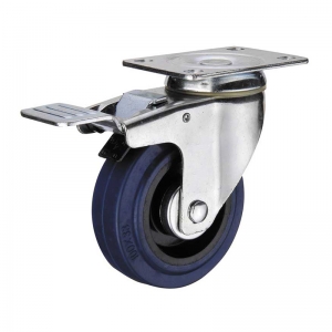 rubber rigid caster wheel