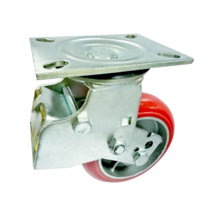 swivel shock absorber caster wheel