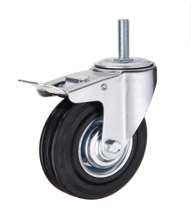 Threaded Stem Caster Heavy Duty With Brake