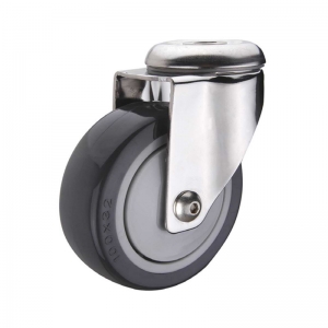 TPR bolt hole swivel caster wheel