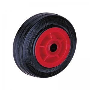 Plastic Core Rubber Casters Heavy Duty Trolley Wheels For Industrial Wheels And Castors