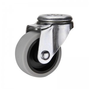 Light duty swivel TPR caster wheel