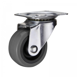 Light duty swivel PU caster wheel