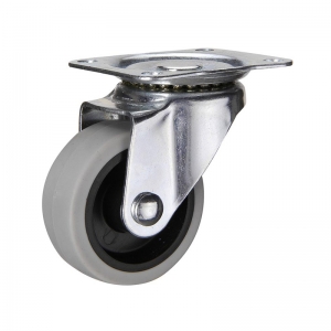 Light duty swivel TPR caster wheel