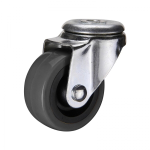 Light duty swivel PU caster wheel