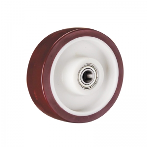 Nylon core polyurethane single wheel