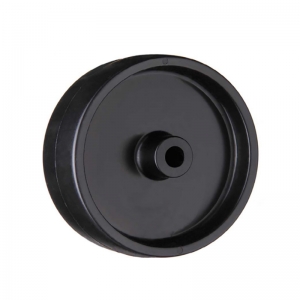 Black Plastic Single Wheel