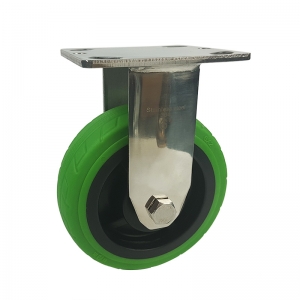 Steel Caster Wheels Heavy Duty Caster Supplier Tpr Fixed Caster Wheel