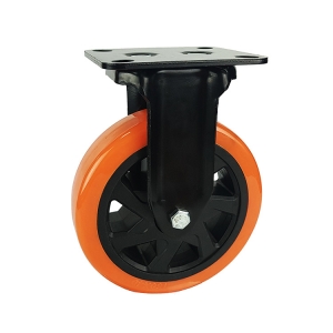 Medium-heavy duty pu rigid caster