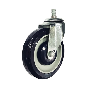 pu threaded stem swivel caster wheel