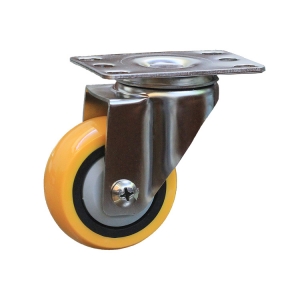 3 stainless steel pu swivel caster