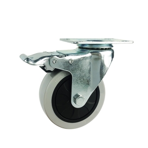 Medium duty pp swivel locking caster wheels