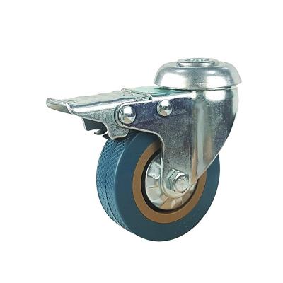 4 inch swivel grey pvc light duty casters