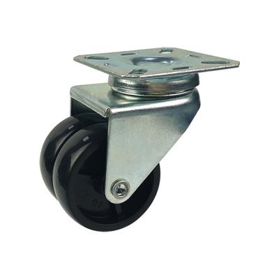 plasitc twin-wheel caster