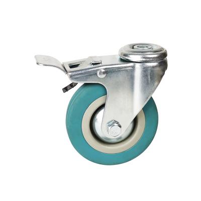 50kg swivel locking rubber casters