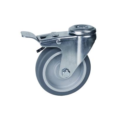 100mm swivel locking TPR casters