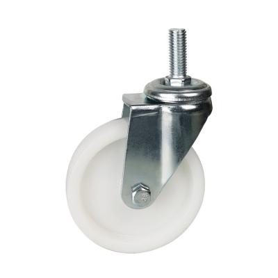 100mm solid wheel plastic casters