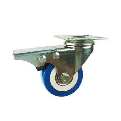 50mm swivel locking PVC light duty casters