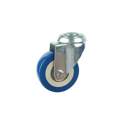 blue pvc bolt hole casters