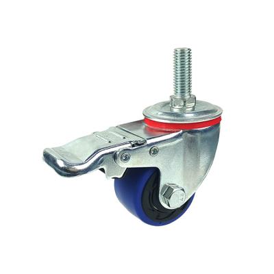 Light duty TPR threaded stem casters