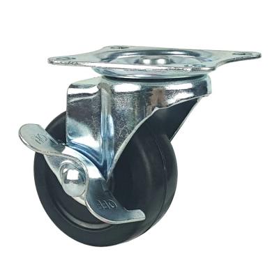 3 swivel caster with brake