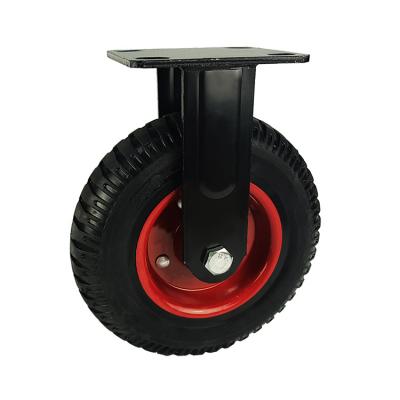 8x2 rubber casters