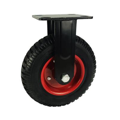 8x2 rubber casters