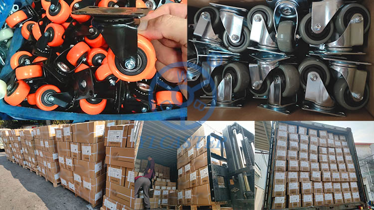 Orange and gray casters heading for Colombia