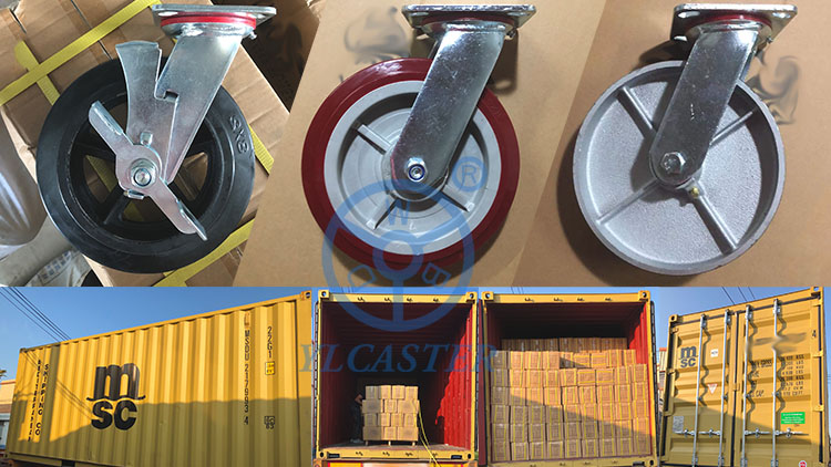 Three Type Of Heavy Duty Casters Going To Israel