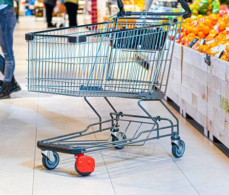 Shopping Cart Caster Wheel