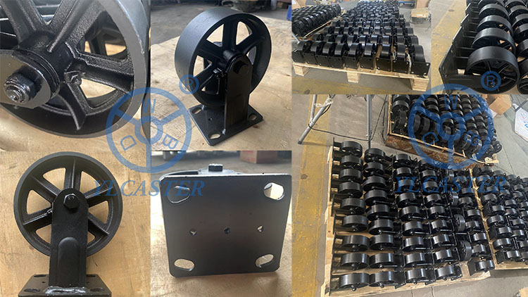 Heavy duty cast iron caster wheels are going to Holland